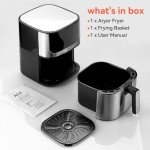 ASZ 5qt Digital Air Fryer - Compact & Versatile