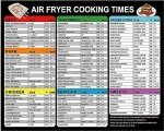 Magnetic Air Fryer Cheat Sheet & Cook Times
