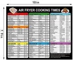 Magnetic Air Fryer Cheat Sheet & Cook Times