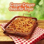 Non-Stick Copper Crisper Tray for Air Fryers