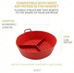 AIDEN 3-Pack Silicone Air Fryer Liners