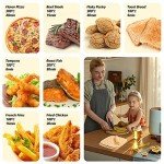 MFJUNS Parchment Paper for Air Fryers, 200PCS