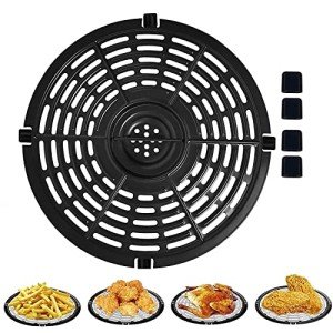 4QT Air Fryer Grill Pan & Crisper Plates