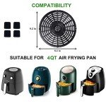 4QT Air Fryer Grill Pan & Crisper Plates
