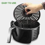 4QT Air Fryer Grill Pan & Crisper Plates