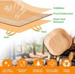 Ailifeer 9-Inch Disposable Air Fryer Liners