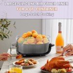 Silicone Air Fryer Liners for Ninja Crispi