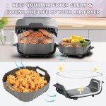 Silicone Air Fryer Liners for Ninja Crispi