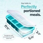 Aqua Silicone Freezer Molds - 2-Pack