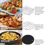 Air Fryer Accessories Set with Recipe Book