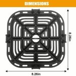 Air Fryer Grill Pan for Pro LE 5 Qt