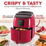 DASH Tasti-Crisp™ 2.6Qt Electric Air Fryer - Red