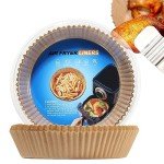 100PCS Round Air Fryer Parchment Paper Liners