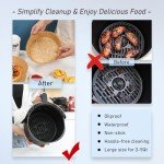 100PCS Round Air Fryer Parchment Paper Liners