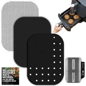 Reusable Liners for Ninja Dual Basket Air Fryers