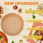 125PCS Round Non-Stick Air Fryer Liners 8
