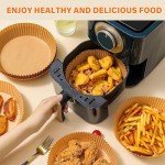 125PCS Round Non-Stick Air Fryer Liners 8