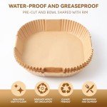 8-Inch Air Fryer Disposable Parchment Paper Liners (125)