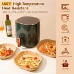 8-Inch Air Fryer Disposable Parchment Paper Liners (125)