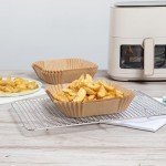 Air Fryer Liners - 100 No-Stick Silicone Sheets