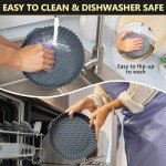 5-Pack Air Fryer Silicone Liners Set