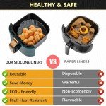 5-Pack Air Fryer Silicone Liners Set