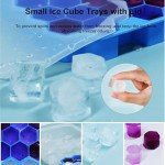 Silicone Ice Cube Trays with Lid - 37 Grids