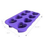 Silicone Heart Baking Molds - Set of 2