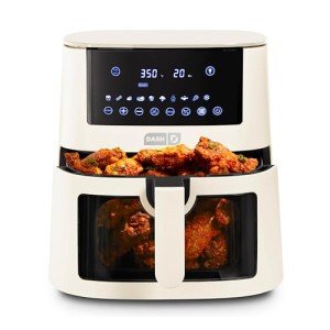 DASH 7qt Digital Air Fryer - Clear View Cream