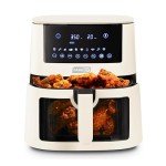 DASH 7qt Digital Air Fryer - Clear View Cream