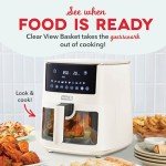 DASH 7qt Digital Air Fryer - Clear View Cream