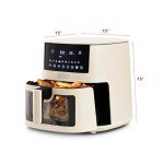 DASH 7qt Digital Air Fryer - Clear View Cream
