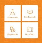 125 Count Square Air Fryer Disposable Liners