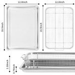 Ridgepole 18.7" Air Fryer Basket and Tray Set