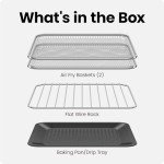 Chefman EasyAir 15 Qt. Air Fryer Oven Combo