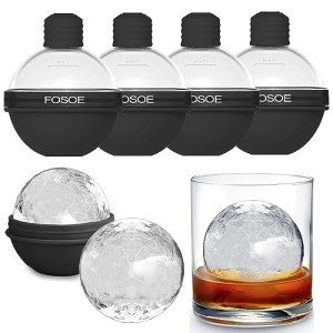 Silicone Ice Ball Molds - Set of 4
