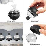 Silicone Ice Ball Molds - Set of 4