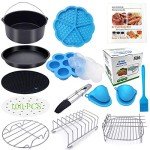12-Piece Air Fryer Accessories Set with Cookbook