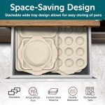 BAKKENMASTER 6-Piece Nonstick Bakeware Set