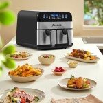 Panana XL 9.5 Quart Dual-Basket Air Fryer