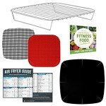 Air Fryer Accessory Set with Rack and Mats