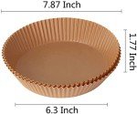 100 Disposable Parchment Liners for Air Fryers