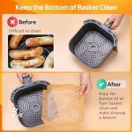 100 Disposable Parchment Liners for Air Fryers