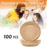 100 Disposable Parchment Liners for Air Fryers