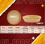 100 Disposable Parchment Liners for Air Fryers