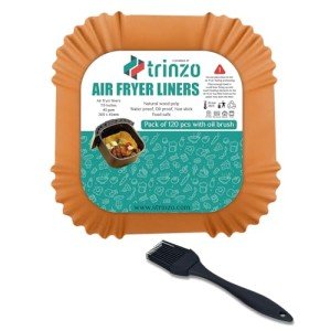 STRINZO Air Fryer Disposable Paper Liners, 120 Pcs