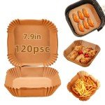 STRINZO Air Fryer Disposable Paper Liners, 120 Pcs