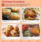 12-Preset 6Qt Air Fryer with Viewing Window