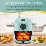 Elite Gourmet Compact Air Fryer - Mint 2.1 Quart