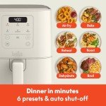 Bella 4Qt Slim Air Fryer with Ceramic Coating